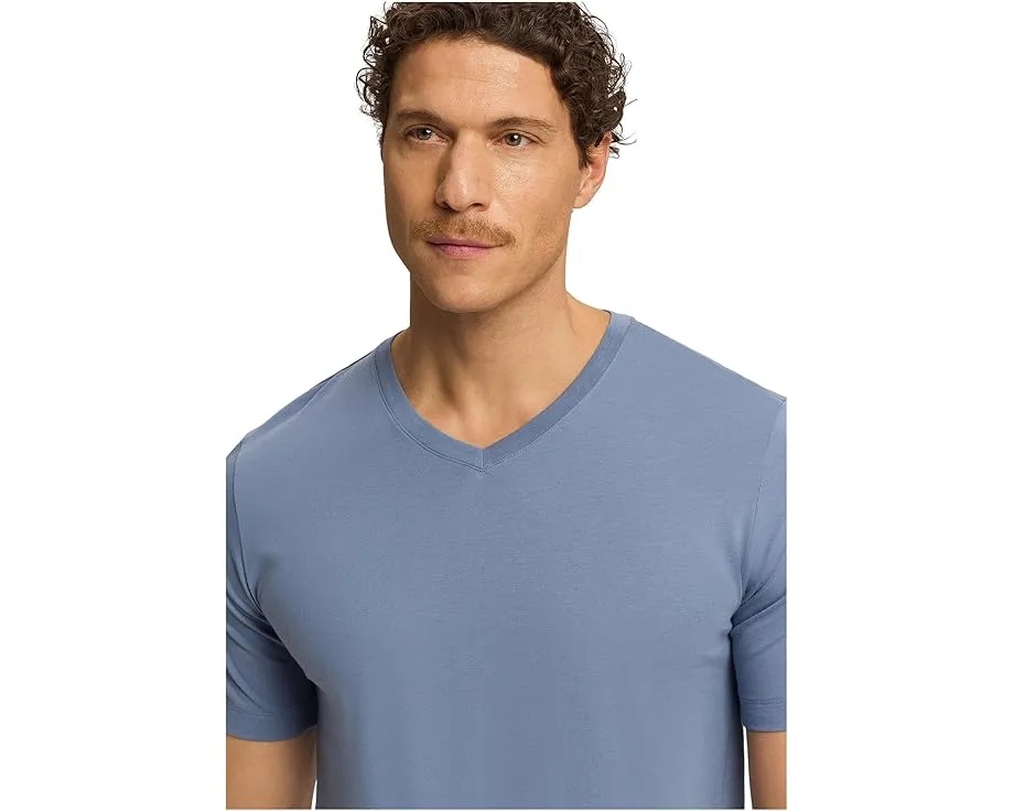 Футболка Hanro Living с коротким рукавом и V-образным вырезом