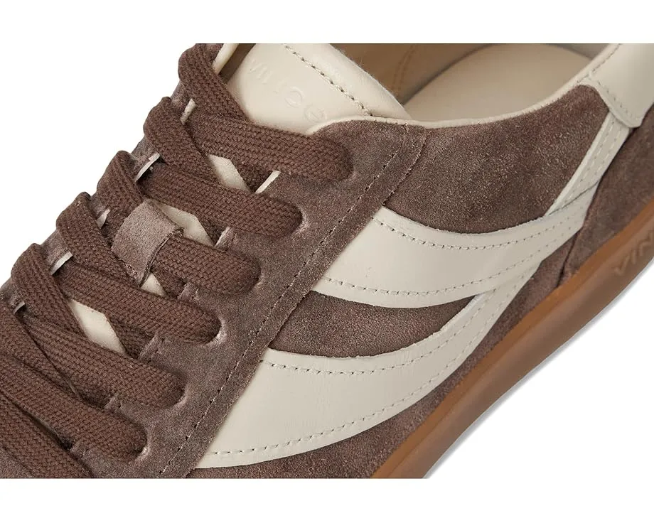 Кроссовки Vince Oasis-W из мягкой кожи и замши с волнообразным дизайном