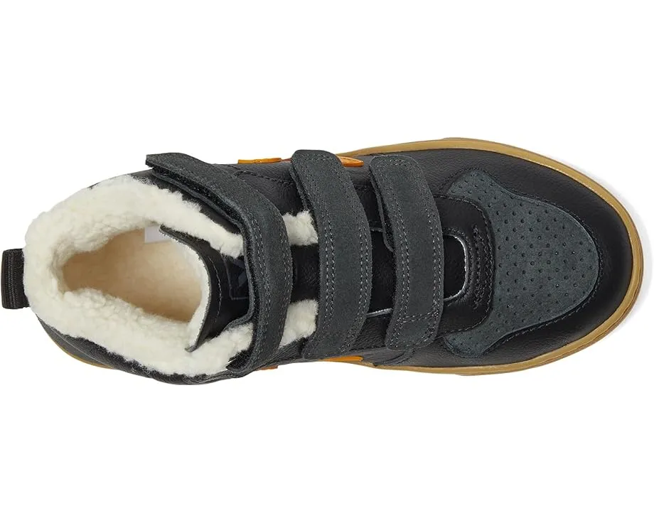 Зимние кроссовки VEJA Small V-10 Mid для детей с верхом из кожи