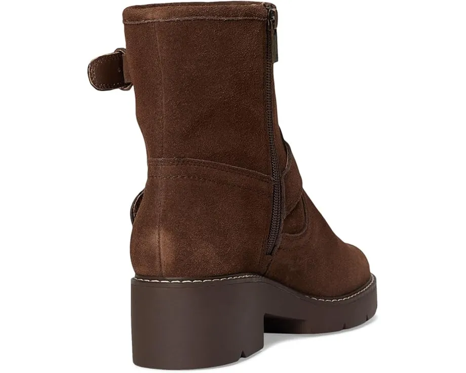 Кожаные мото-ботинки Lucky Brand Migyn с двойной пряжкой