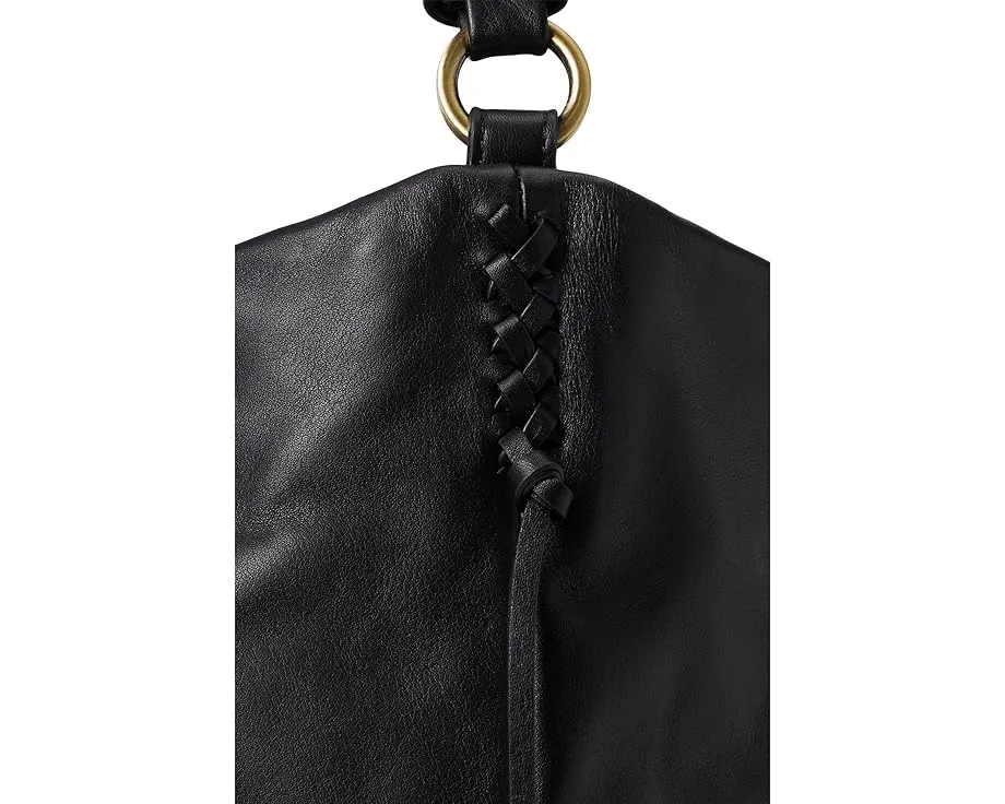 Сумка хобо Lindley с плетеным ремнем и кожаными кистями