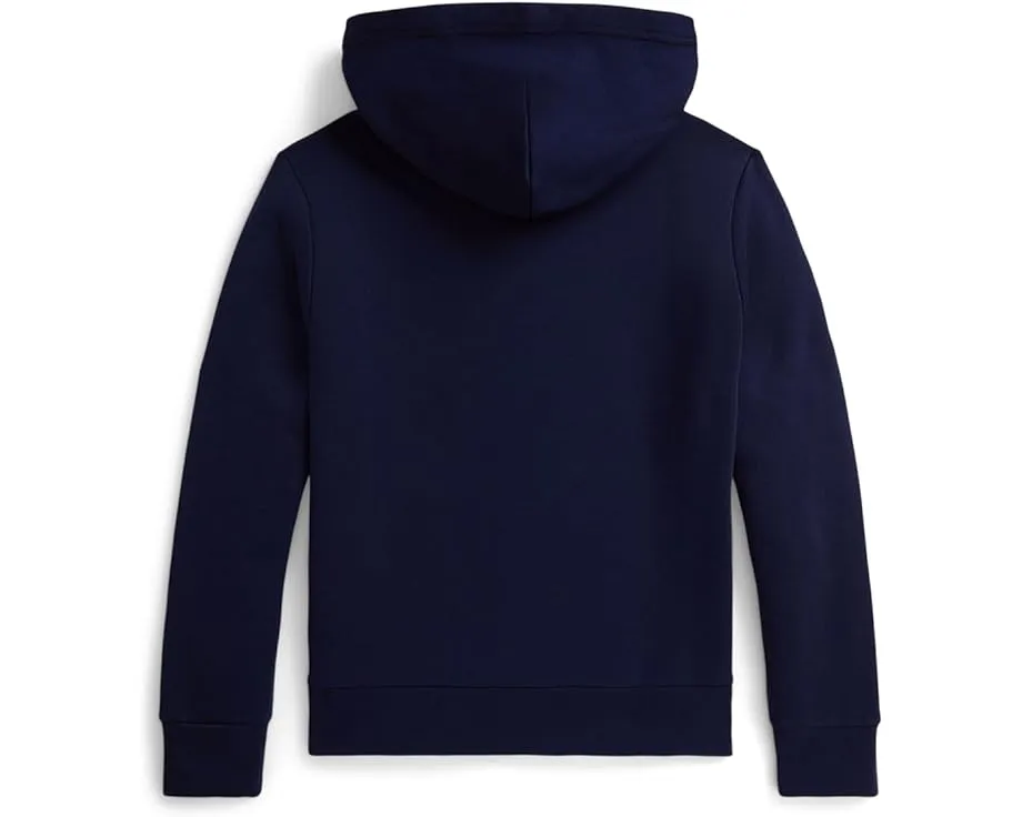 Толстовка Polo Ralph Lauren Kids с капюшоном из флиса и вышитым логотипом Triple-Pony
