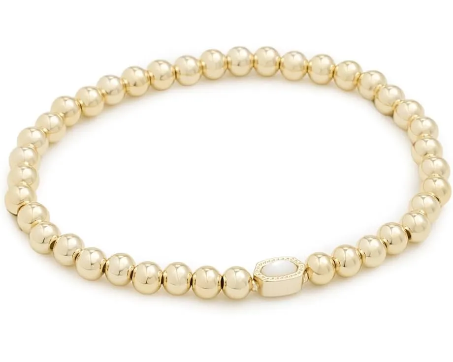 Растягивающийся браслет Kendra Scott Mini Elaina с агатом