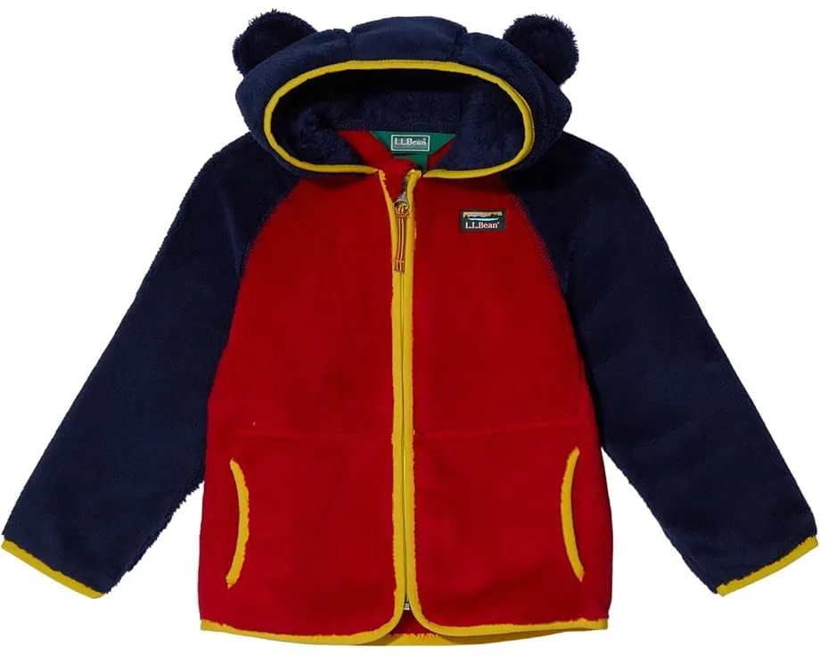 Куртка L.L.Bean Hi-Pile Fleece Color-Block для малышей с капюшоном в виде ушек