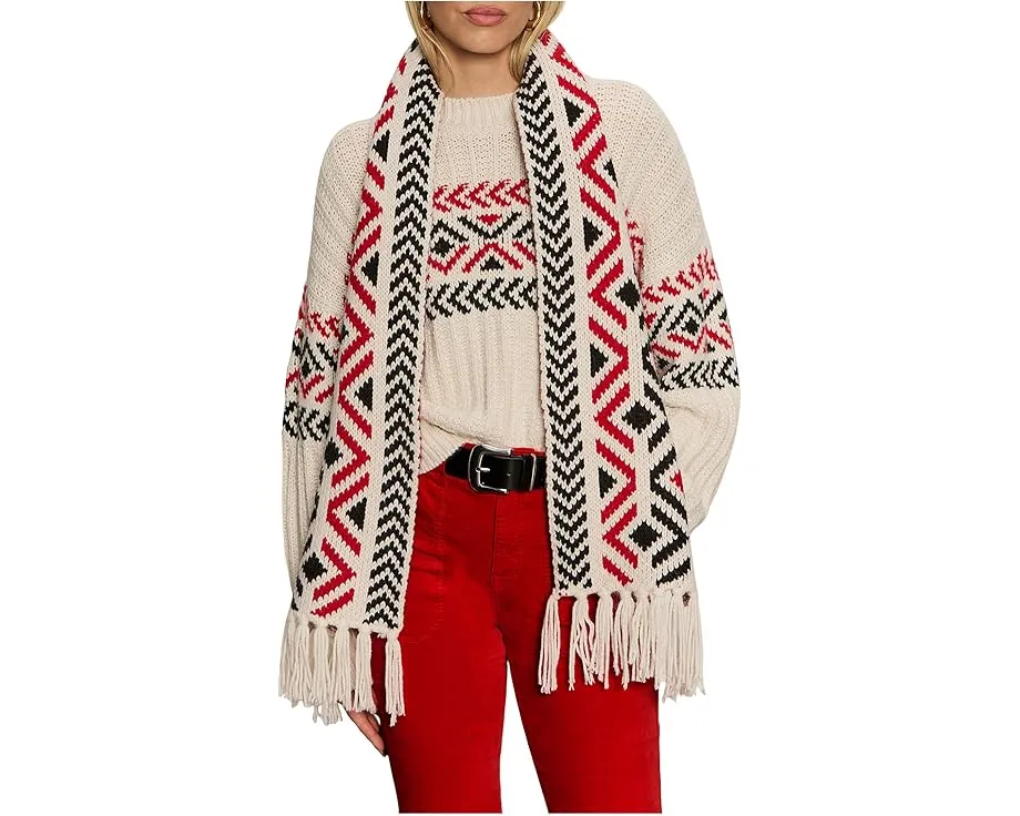 Шарф Send It от Sanctuary с геометрическим узором и кистями