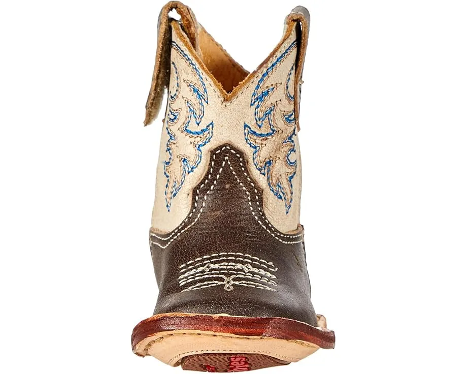 Детские вестерн-ботинки Roper Cowbabies Parker с квадратным мысом и липучкой