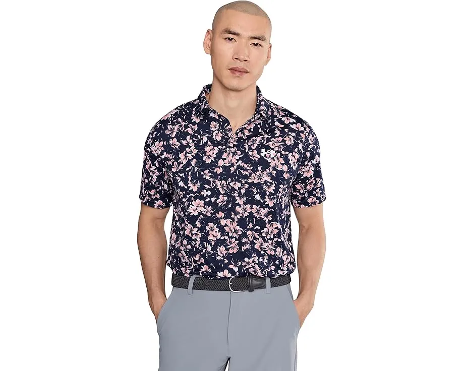 Поло Under Armour Golf Matchplay с принтом для гольфа