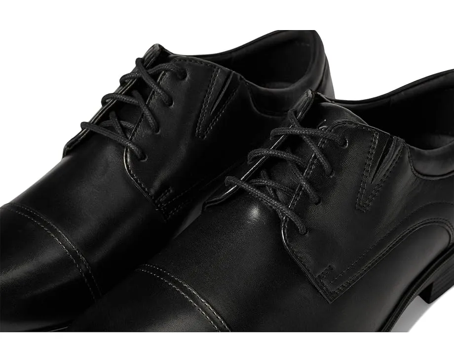Туфли Clarks Steadwell Cap из махагоновой кожи с комфортной стелькой
