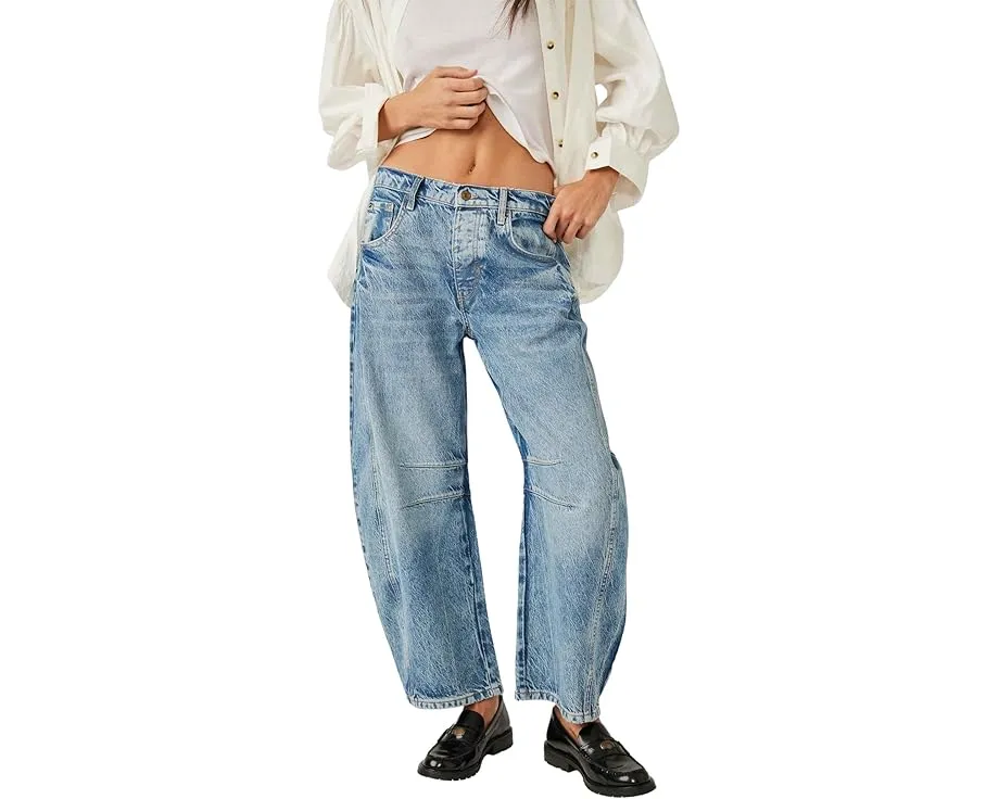 Джинсы Free People We The Free Good Luck с расклешенным силуэтом
