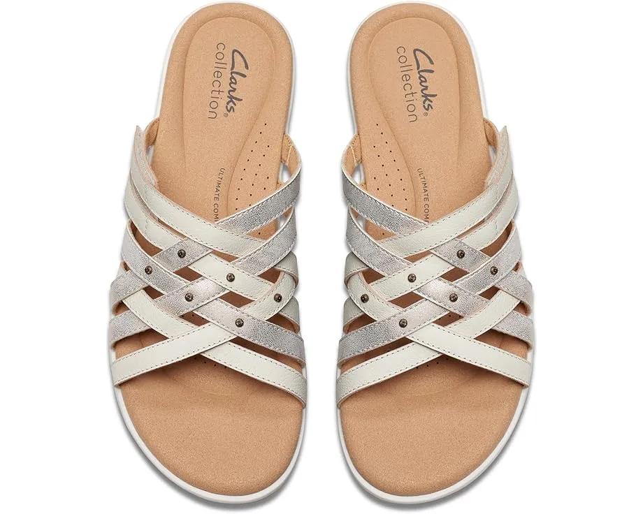 Плоские босоножки Clarks Elizabelle Rio с застежкой на липучке