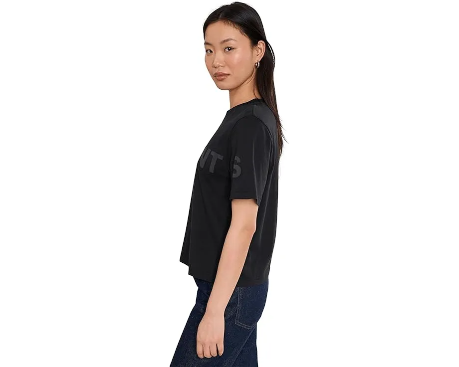 Футболка AllSaints Lisa Biggy оверсайз с ручной графикой