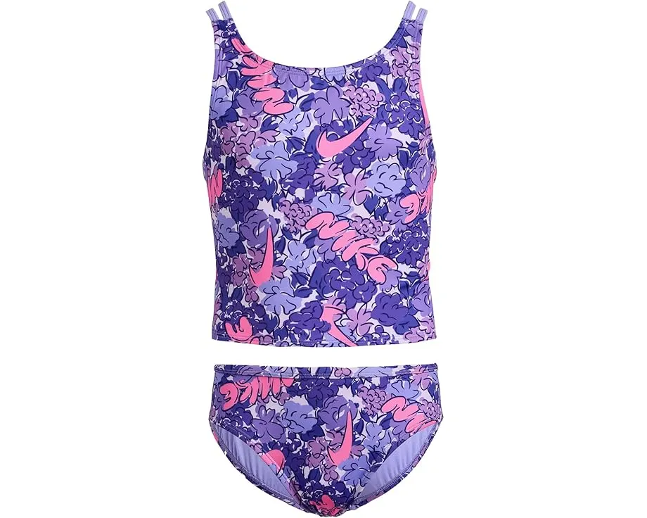 Nike Kids Комплект мидкини Doodle Floral с перекрестными лямками и сплошной подкладкой
