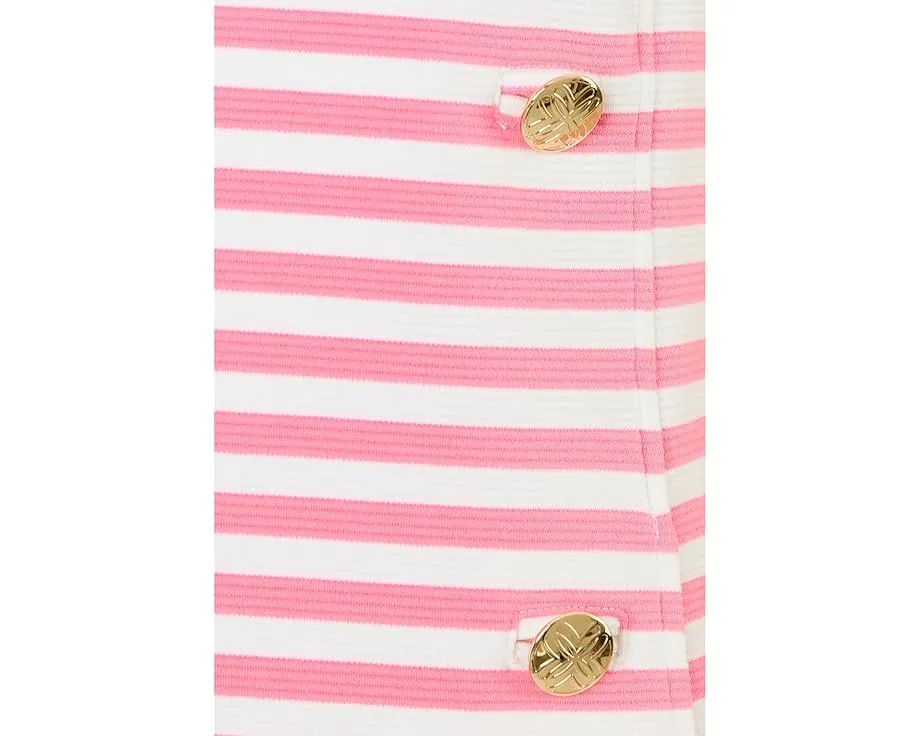 Платье Carmina Shift от Lilly Pulitzer с золотыми пуговицами