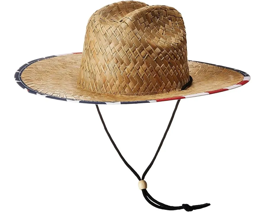 Пляжная шляпа Quiksilver Pierside из соломы с широкими полями