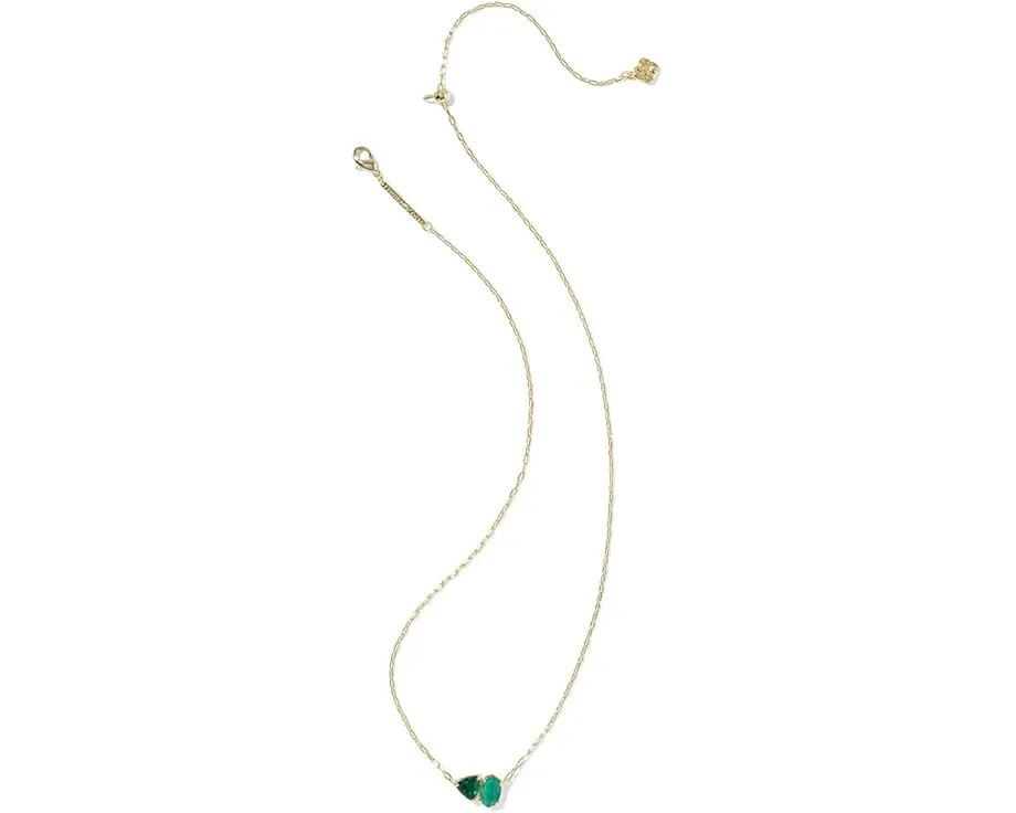Короткое колье Kendra Scott Tatum с подвеской из малахита