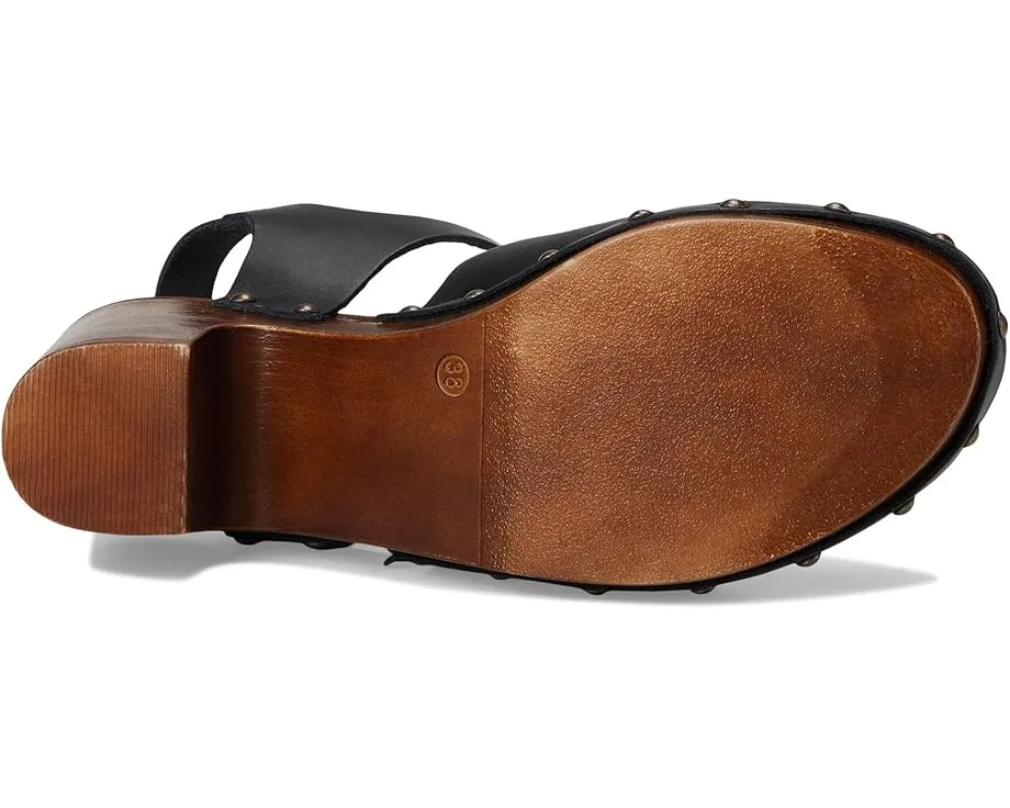 Сандалии Sanita Solaima на каблуке с регулируемой застежкой и поддержкой свода