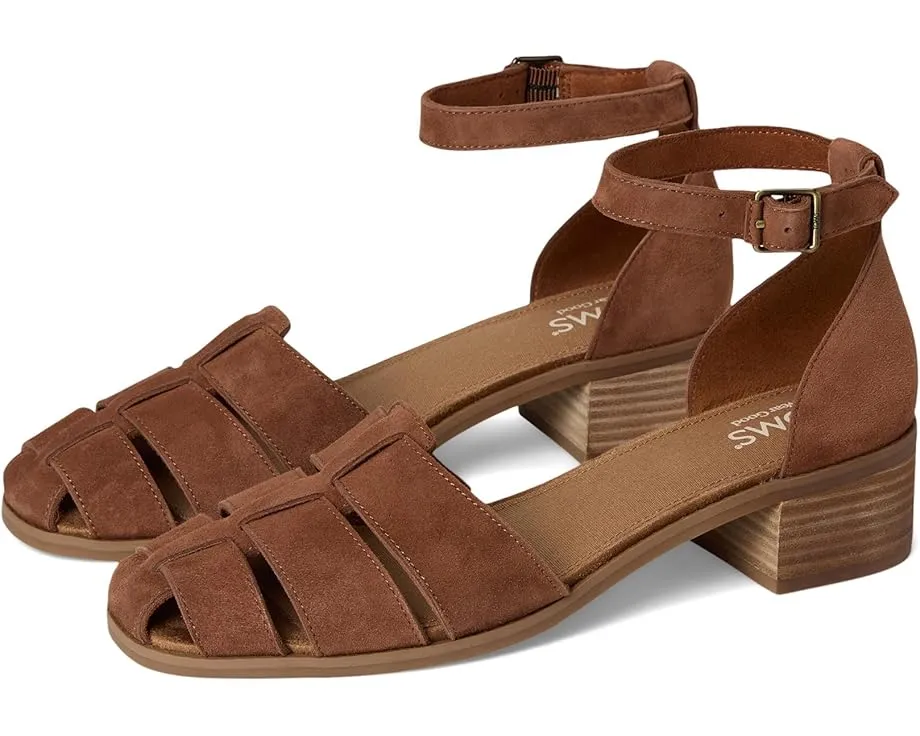 Босоножки Jaclyn Fisherman с плетеными ремешками и квадратным носком