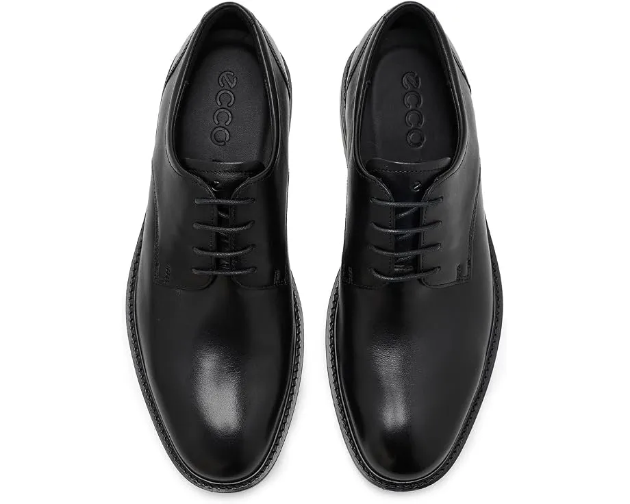Туфли ECCO Prague Derby Plain Toe Oxford кожаные на шнуровке