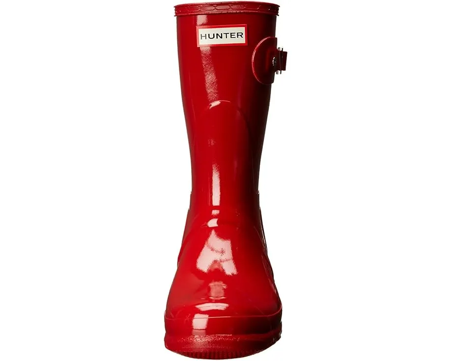 Резиновые сапоги Hunter Original Short Gloss укороченные с декором