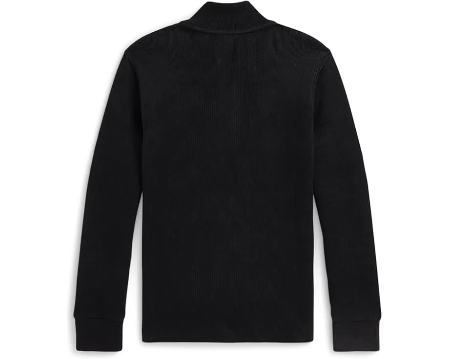 Поло с молнией на четверть Estate Rib Polo Ralph Lauren Kids для малышей и детей