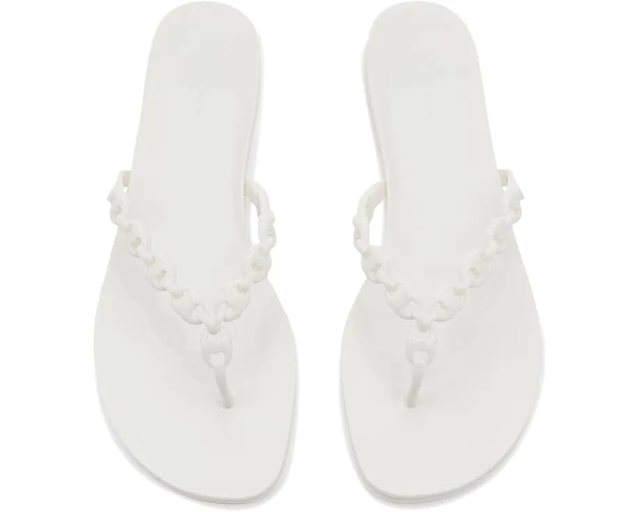 Сланцы Gemini Link Jelly от Tory Burch с ремешком-цепочкой