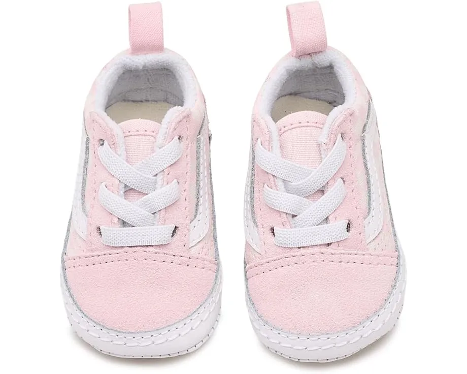 Кроссовки Vans Kids Old Skool Crib из холста с круглым носком на шнурках