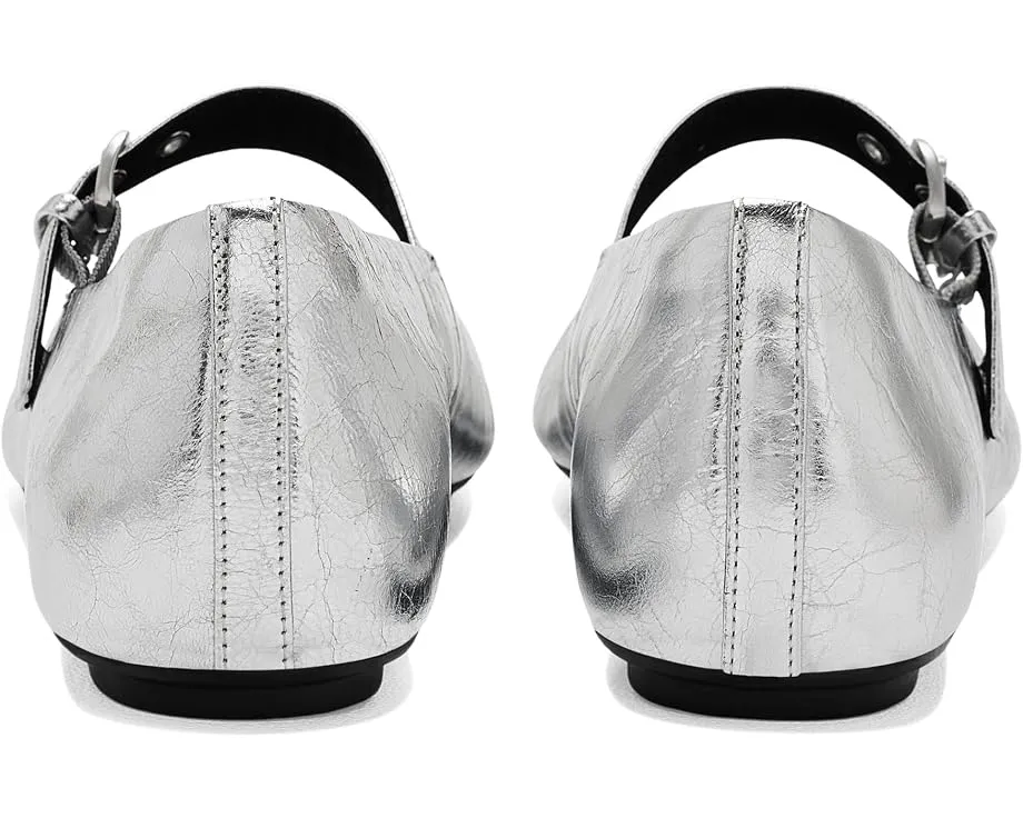 FitFlop Delicato Metallic Mary Janes на плоском ходу