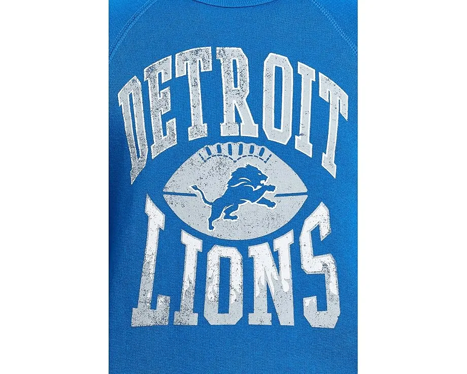 Толстовка NFL Detroit Lions реглан из флиса для детей Junk Food Clothing
