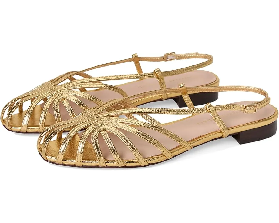 Loeffler Randall босоножки Devon с решетчатым верхом и регулируемой пяткой