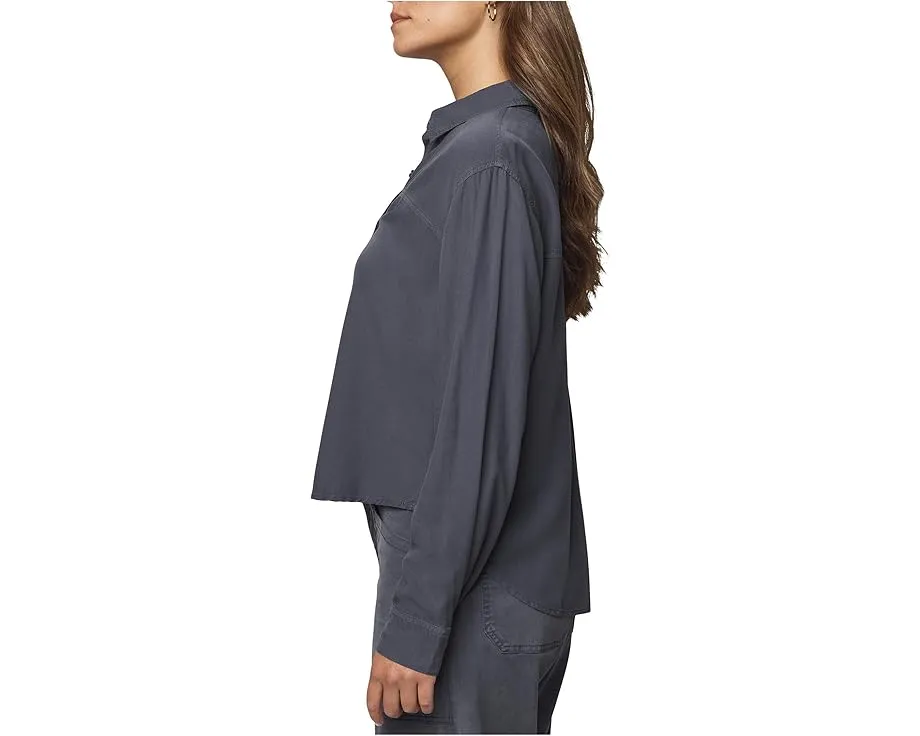 Блузка Joanne с отложным воротником и свободным кроем