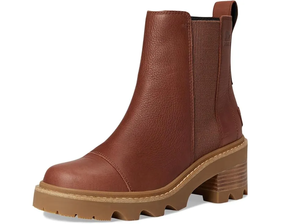 Ботинки SOREL Joan Now Chelsea из замши на массивном каблуке