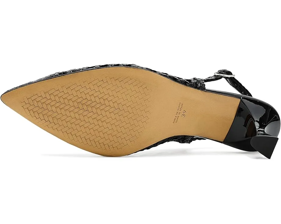 Туфли-лодочки Pump с плетеной кожей и застежкой-пряжкой La Canadienne