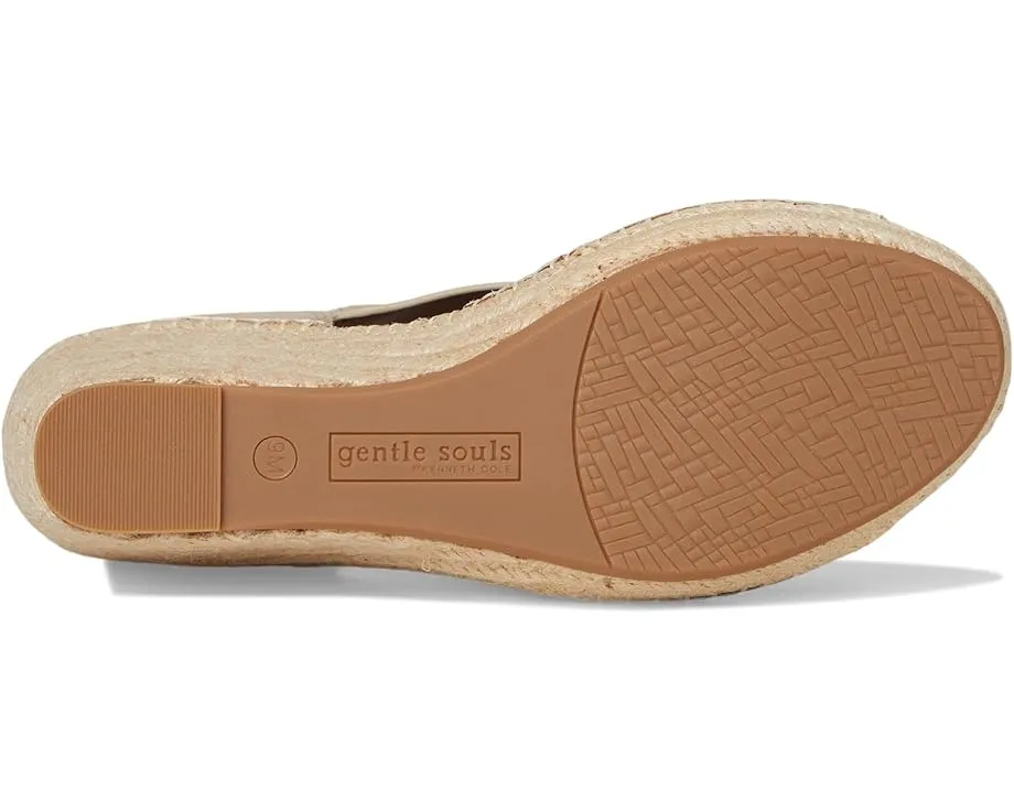 Сандалии Gentle Souls Corinne на плетеной танкетке с застежкой-молнией