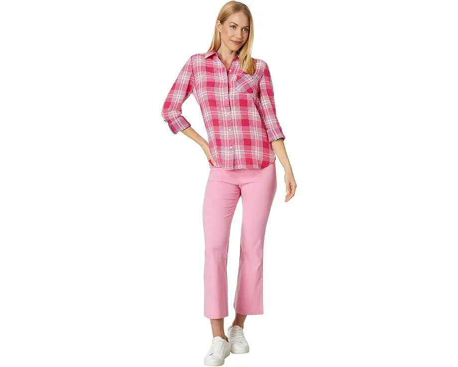 Рубашка Tommy Hilfiger Patio Plaid с отворотом на манжетах