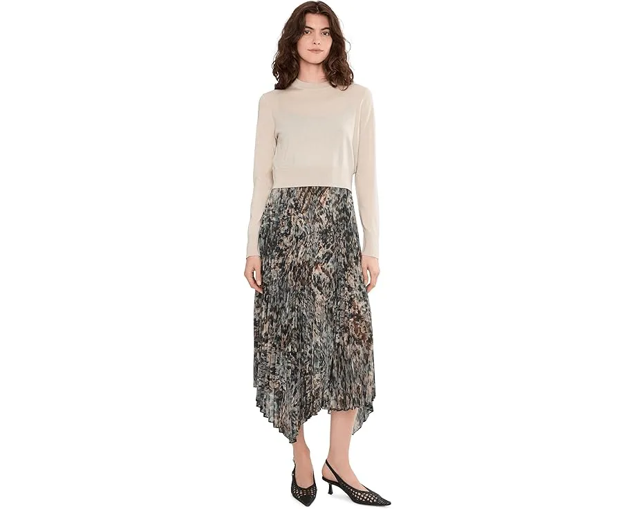 Комплект AllSaints Anni с плиссированным платьем и коротким джемпером