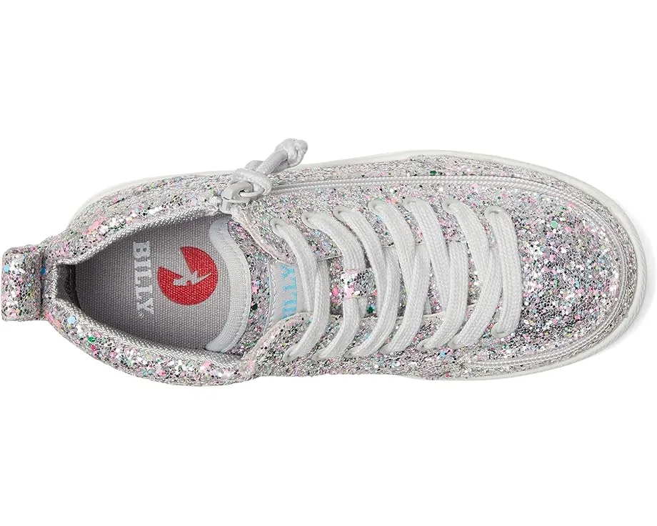 Детские кроссовки BILLY Footwear Kids Glitter BILLY Classic D|R II High с блестками и молнией