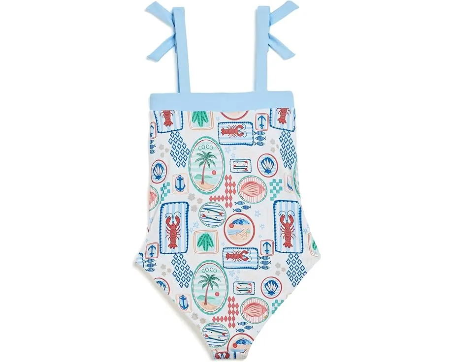Купальник Ocean Bow One-Piece Swim от Janie and Jack с бантами