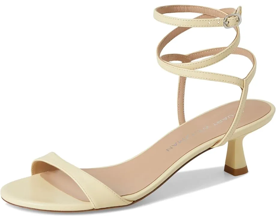 Туфли Stuart Weitzman Nudist Wrap 50 на шпильке с обертывающим ремешком