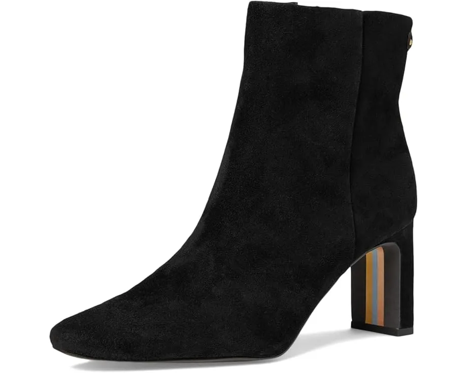 Ботильоны Saige Sam Edelman с архитектурным каблуком и застежкой-молнией