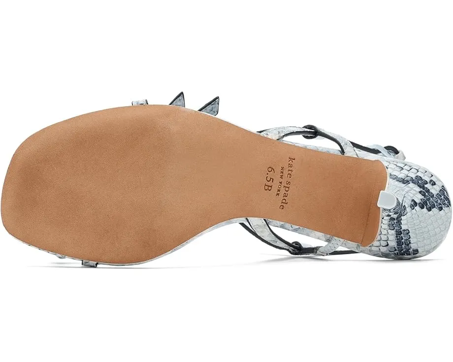 Сандалии на каблуке kitten heel Kate Spade New York Loop с ремешками и квадратным носком