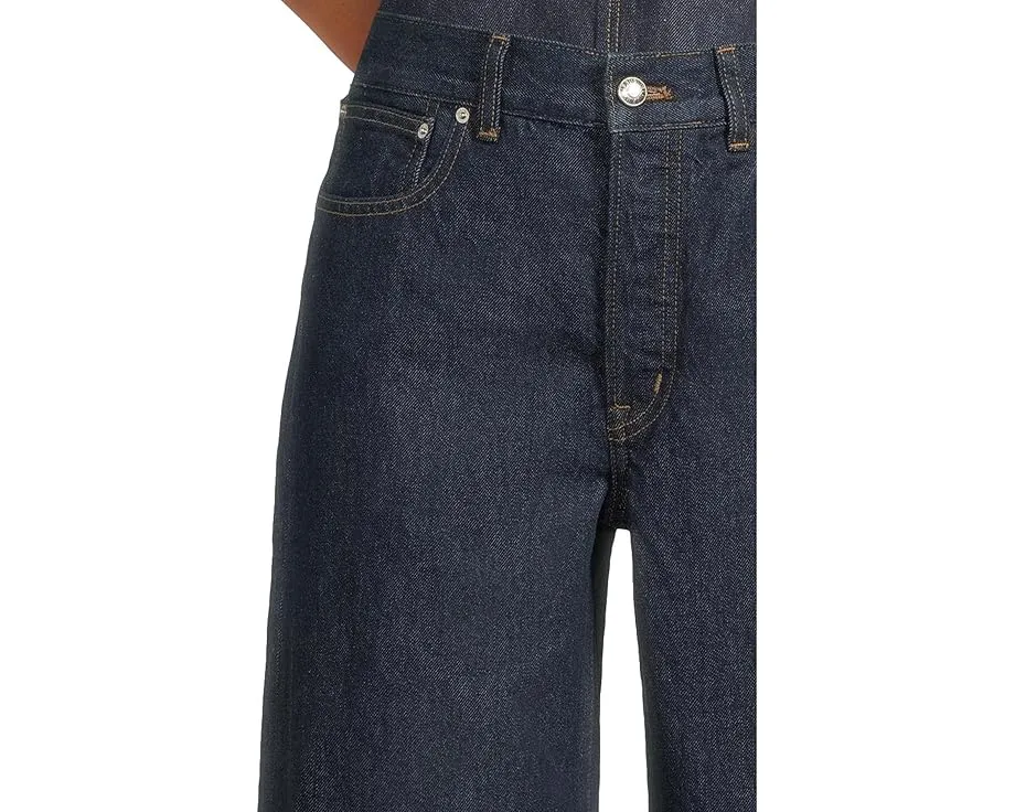 Джинсы Madewell Low Slung Baggy с манжетами в цвете Rinse Wash