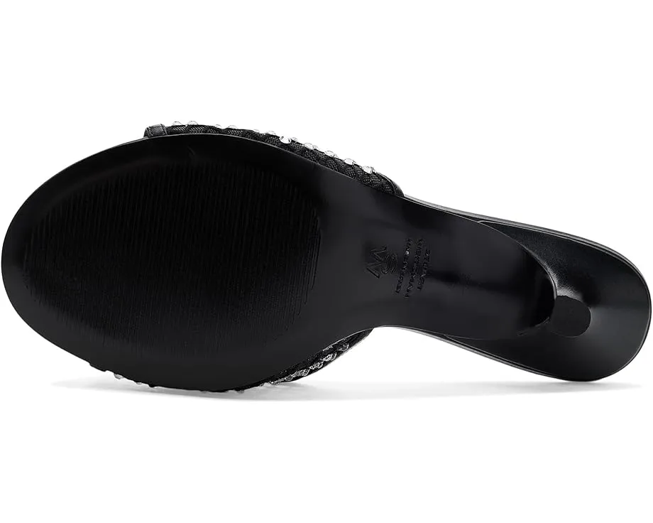 Сланцы Stuart Weitzman Bareitall Shine с блестками и стулом