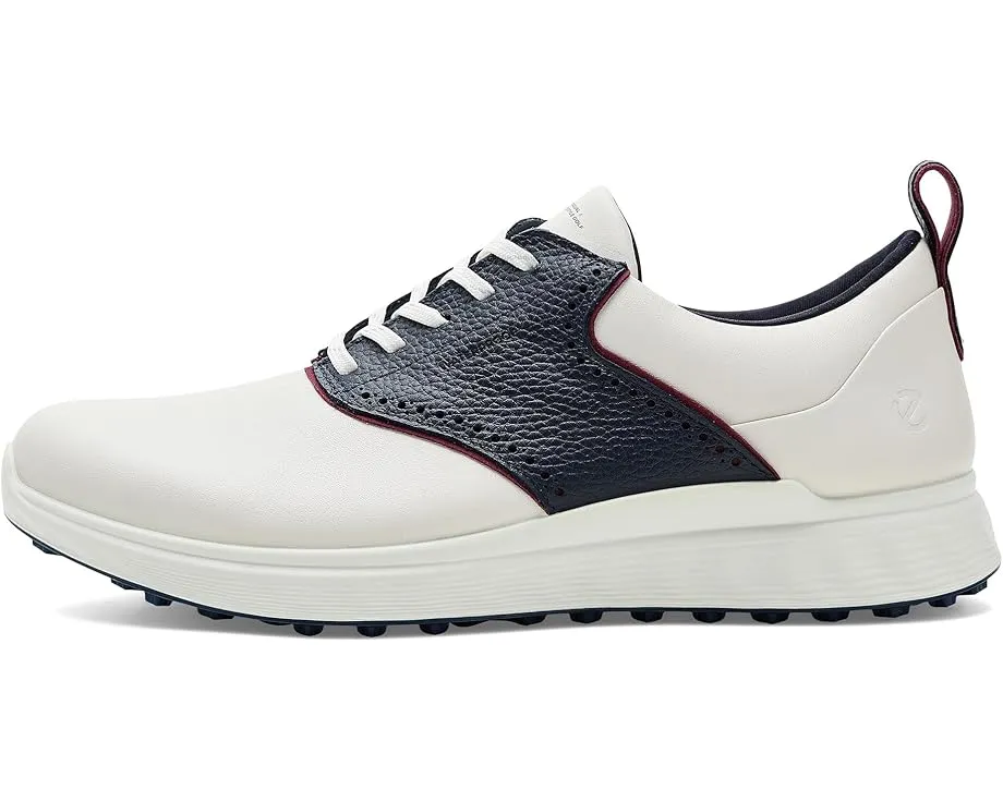 Водонепроницаемые кожаные гольф-ботинки ECCO Golf S Casual Saddle с мембраной ECCO-TEX