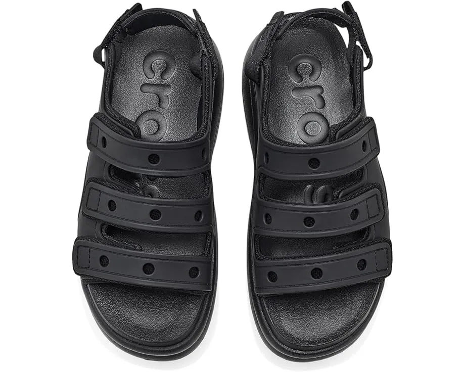 Босоножки Crocs Soho Sport Platform на платформе с тремя ремешками