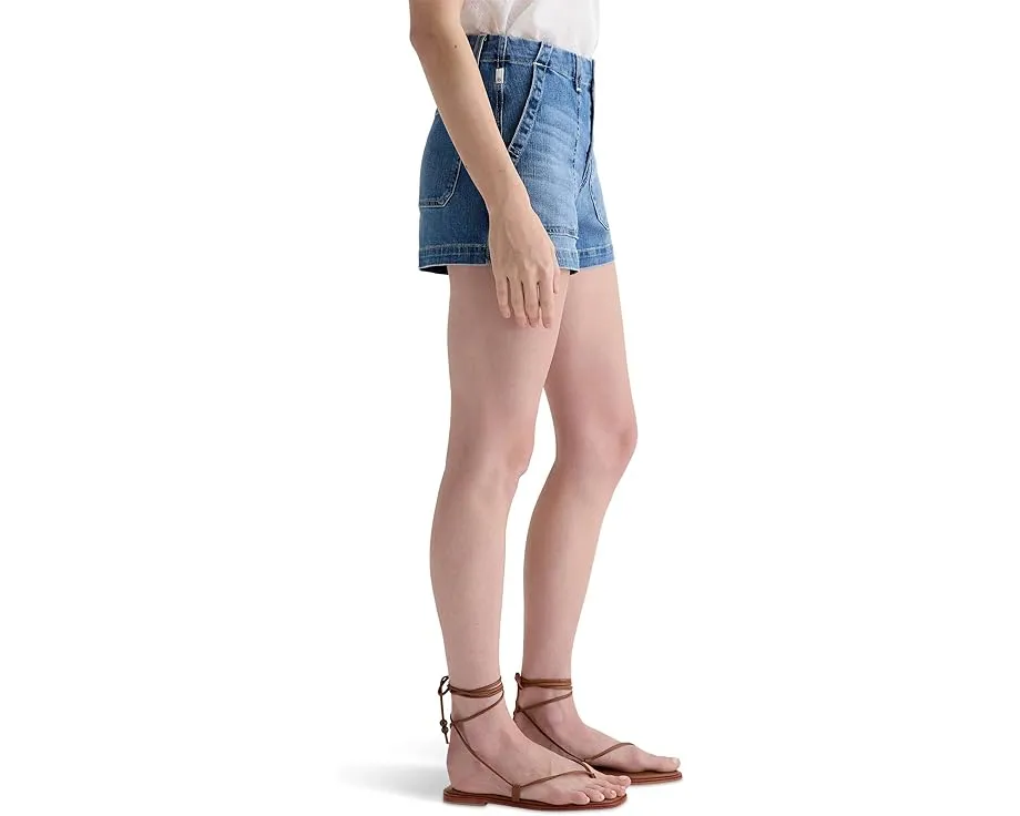 Шорты AG Jeans Analeigh с завышенной талией и карманами в цвете San Felipe