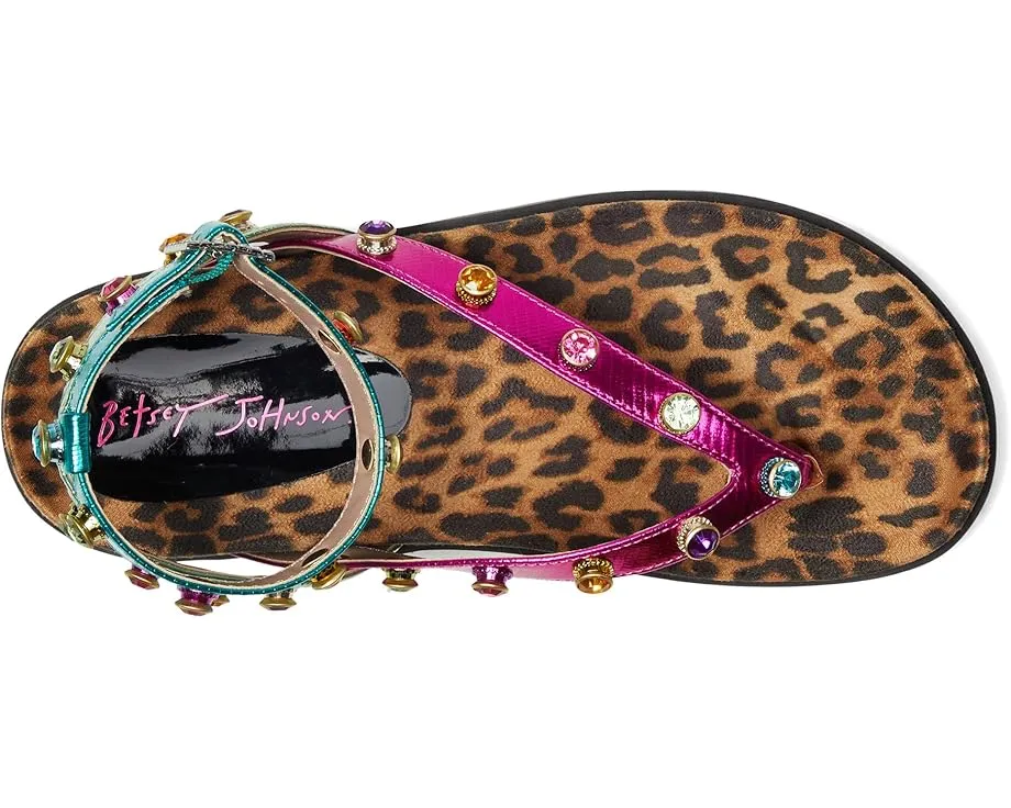 Сандалии Conley от Blue by Betsey Johnson с платформой и леопардовым принтом на подошве