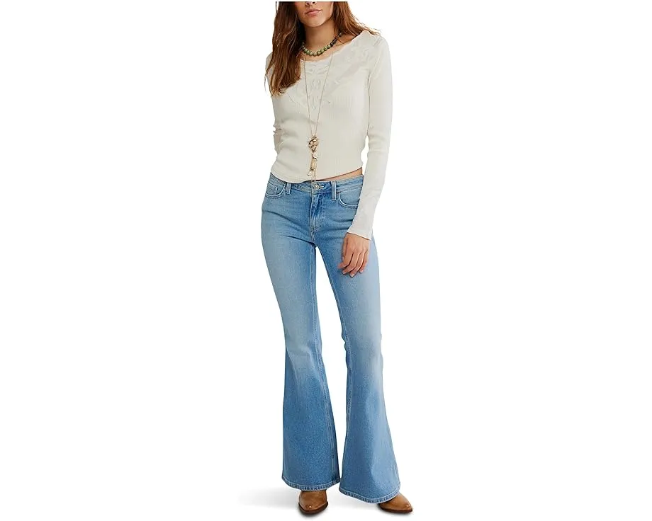 Топ Free People Butterfly Cuff с кружевной отделкой и манжетами-бабочками