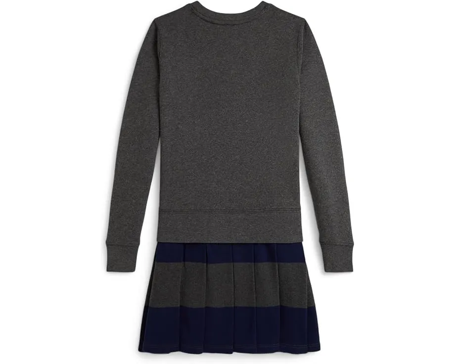 Платье-худи Big Pony из флиса Polo Ralph Lauren Kids для старших детей