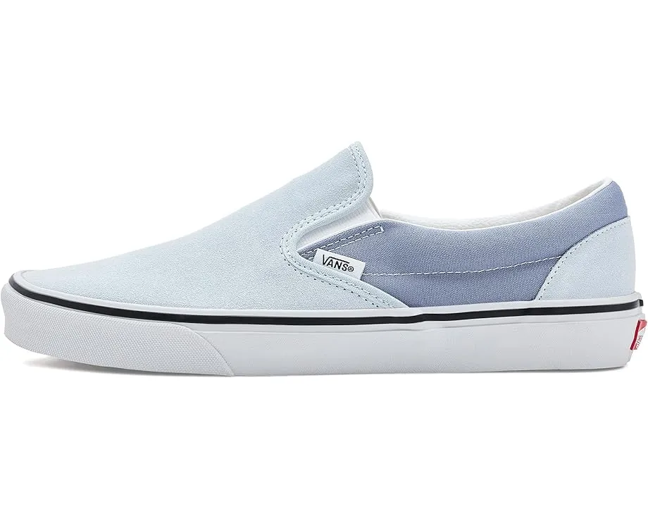 Кеды Vans Classic Slip-On Checkerboard на низком профиле с эластичными вставками