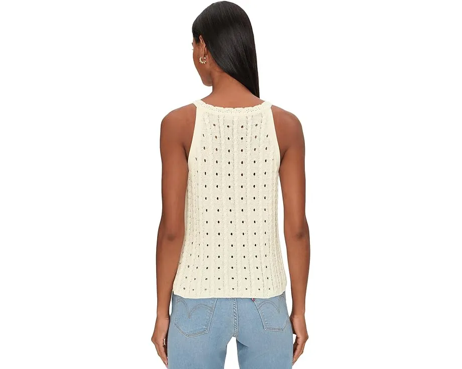 Топ Foster Sweater Tank с ажурной вязкой и планкой на пуговицах от Splendid